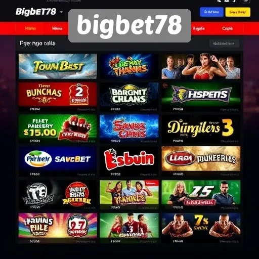 Pilihan Permainan Populer di Bigbet78